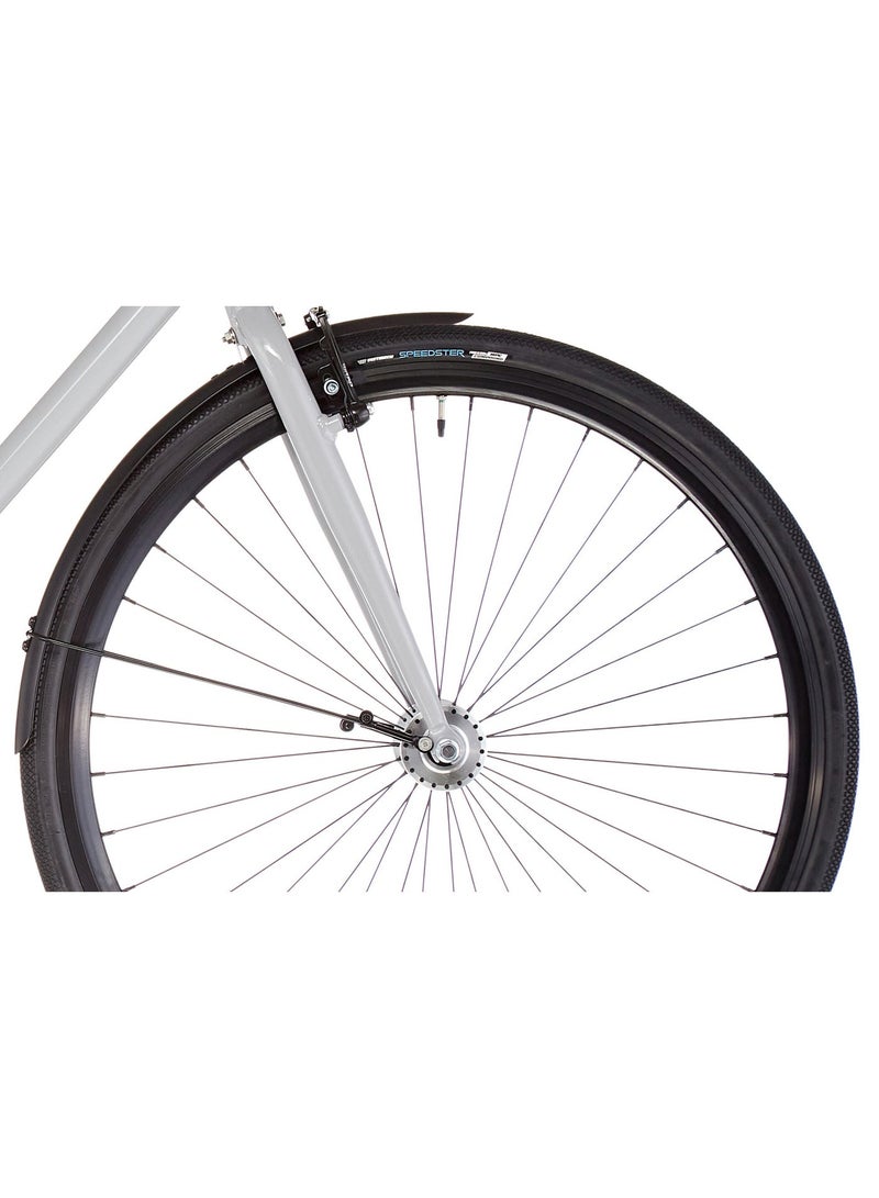 فيكسي شركة فيكسي. الدراجة الإلكترونية الحضرية باكسبين ، محرك المحور الخلفي الكل في واحد من زيهوس ، رمادي ، مقاس 58 ، سرعة واحدة - Image 3